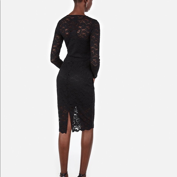 Express Lace Sheath Dress - Picture 2 of 6